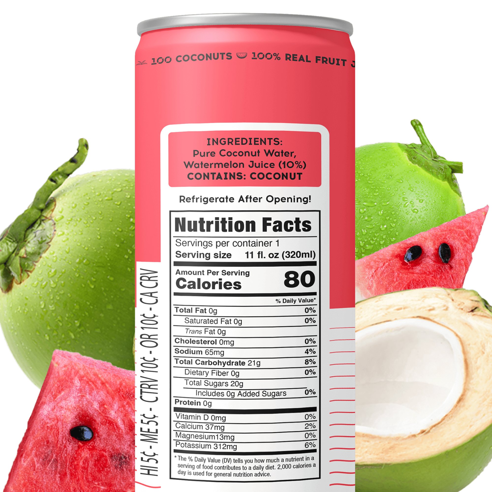 PURE COCONUT WATER + WATERMELON